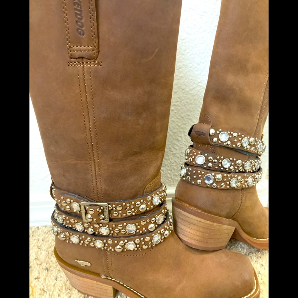 Rocket dog rhinestone cowgirl boots